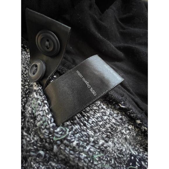 Wellen Black and Gray Jaccard Button-Up Heavy Shirt - L - Picture 5 of 8